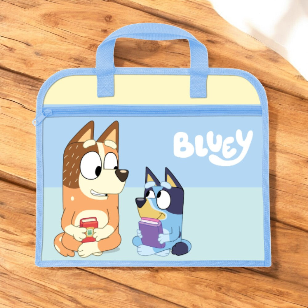 Bluey Official Zipped Book Bag