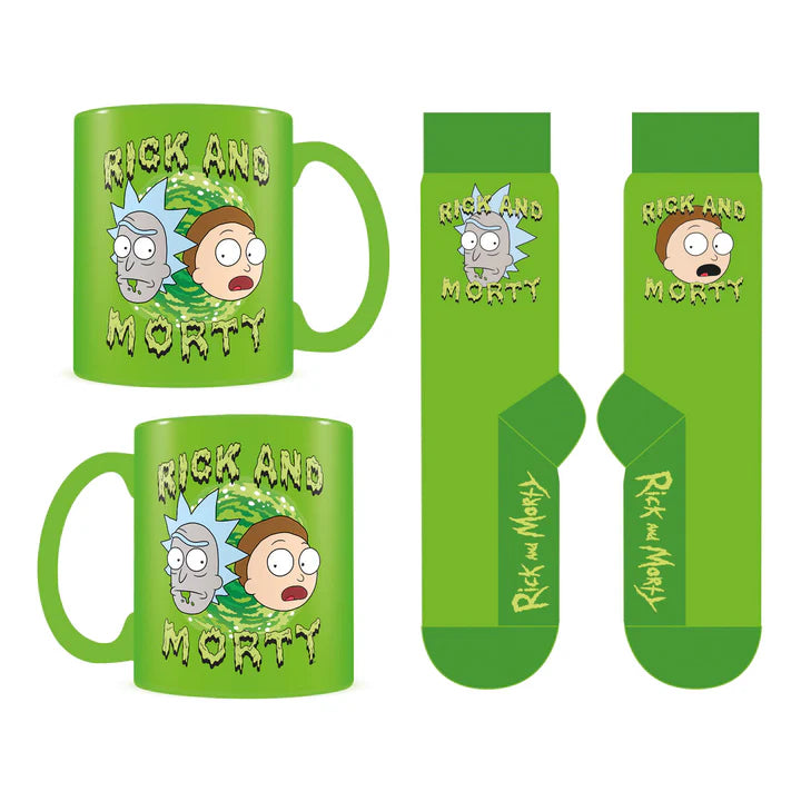 Rick And Morty (Portal) Mug & Sock Set