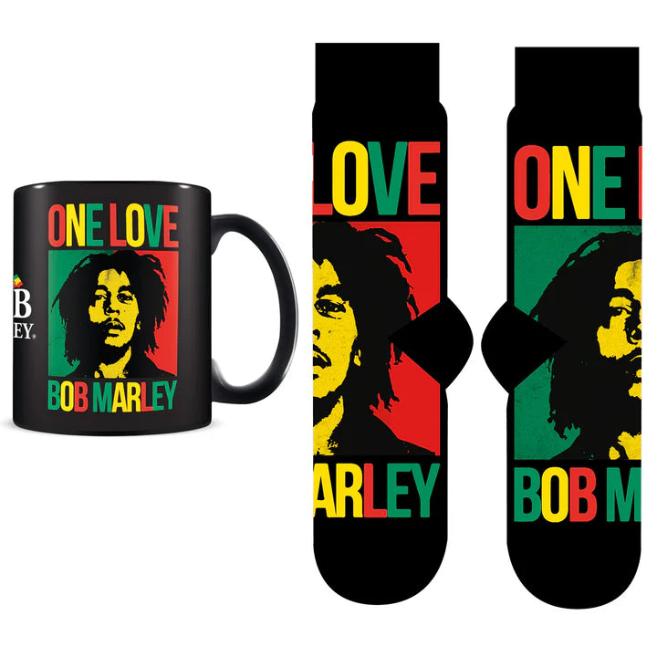 Bob Marley Mug & Sock Set