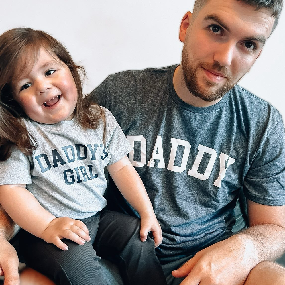 Daddy & Daddy's Girl College Matching T-Shirts