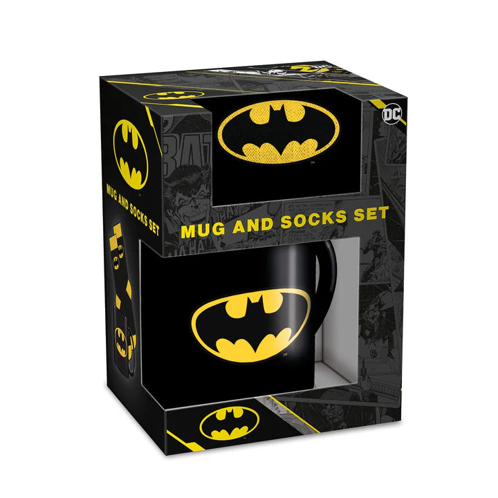 Batman (Batman Logo) Mug & Sock Set