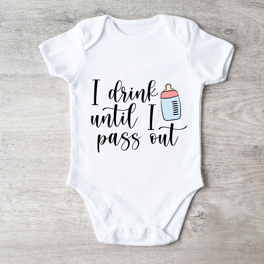 MRK Basics Funny Slogans White Baby Vest