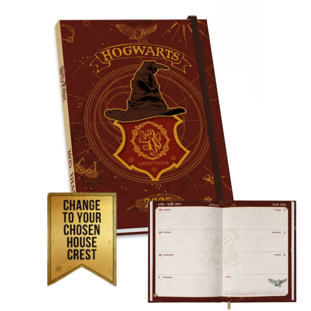 Harry Potter (Choose Your House) 2025 A5 Diary