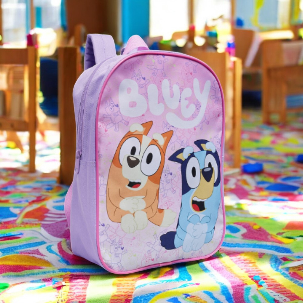 Bluey Official Stars Pink Backpack