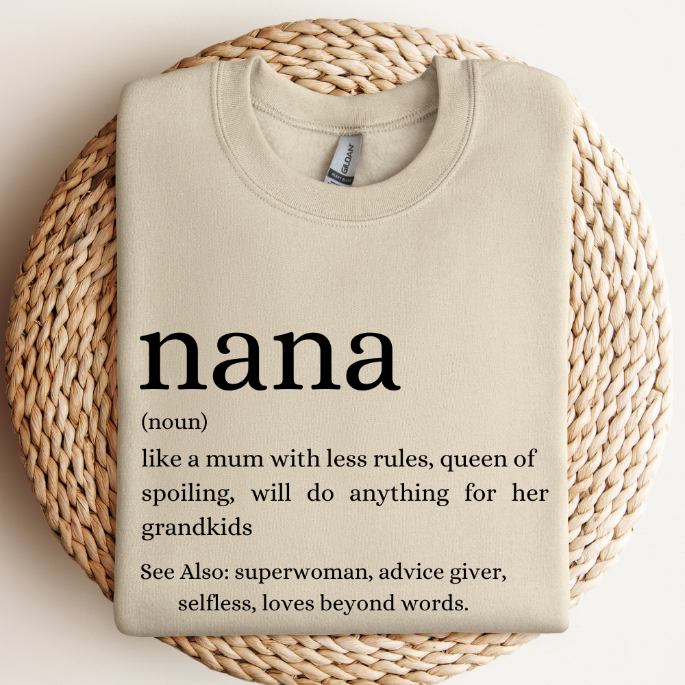 Modern NANA Definition Sweatshirt