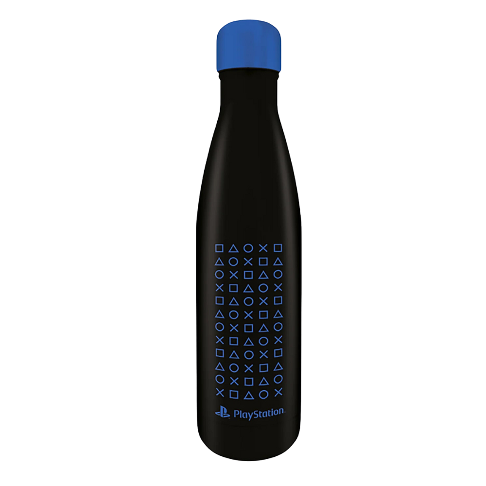 Playstation (Symbol Pattern Metal Drinks Bottle