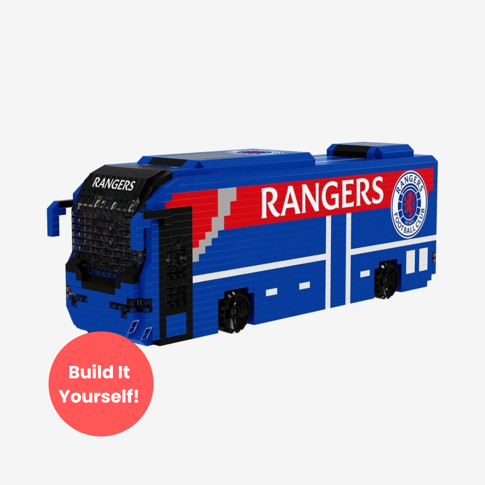 Glasgow Rangers 3D Brick Construction Team Coach Kit