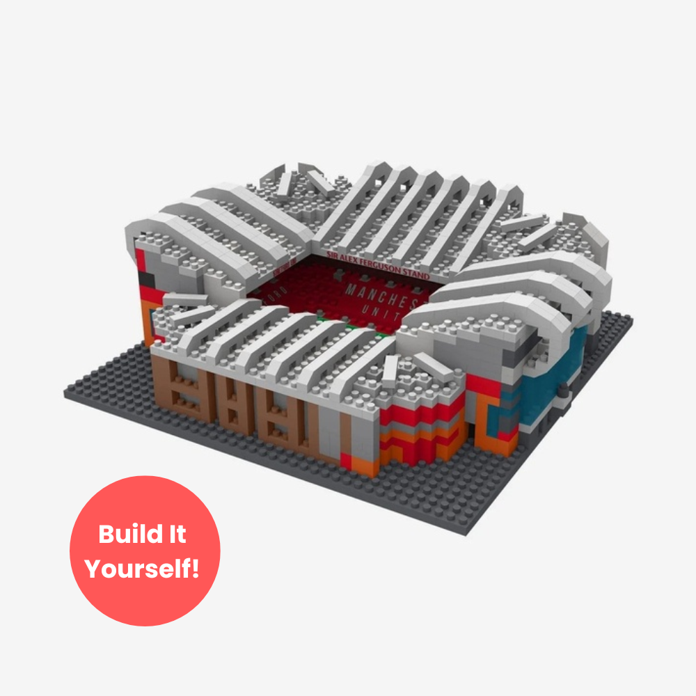 Manchester United 3D Brick Construction Old Trafford Stadium Kit