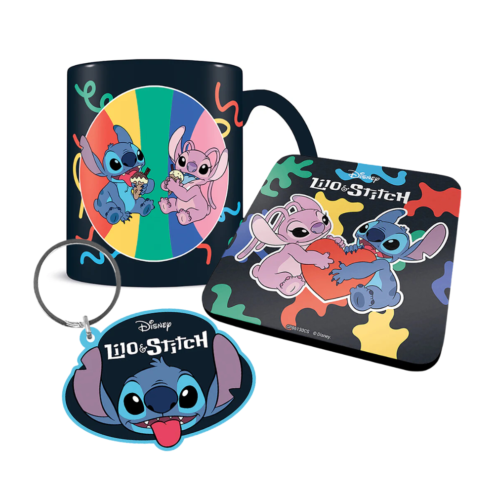 Lilo & Stitch (You're My Fave) Mug, Coaster & Keychain Gift Set