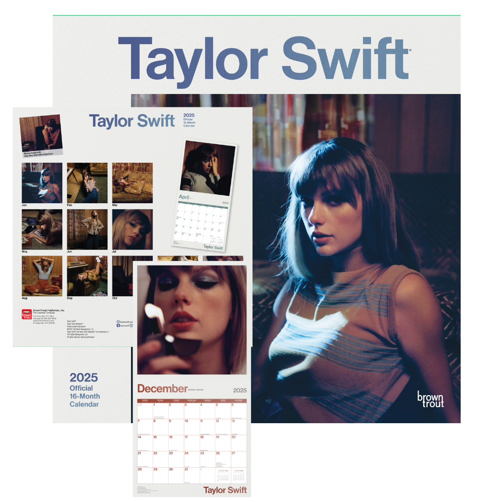 Taylor Swift Official 2025 Square Calendar