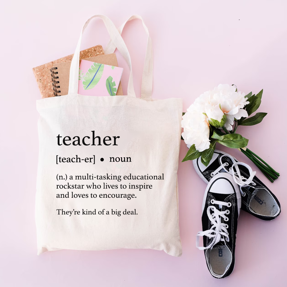 Teacher Definition Tote Bag