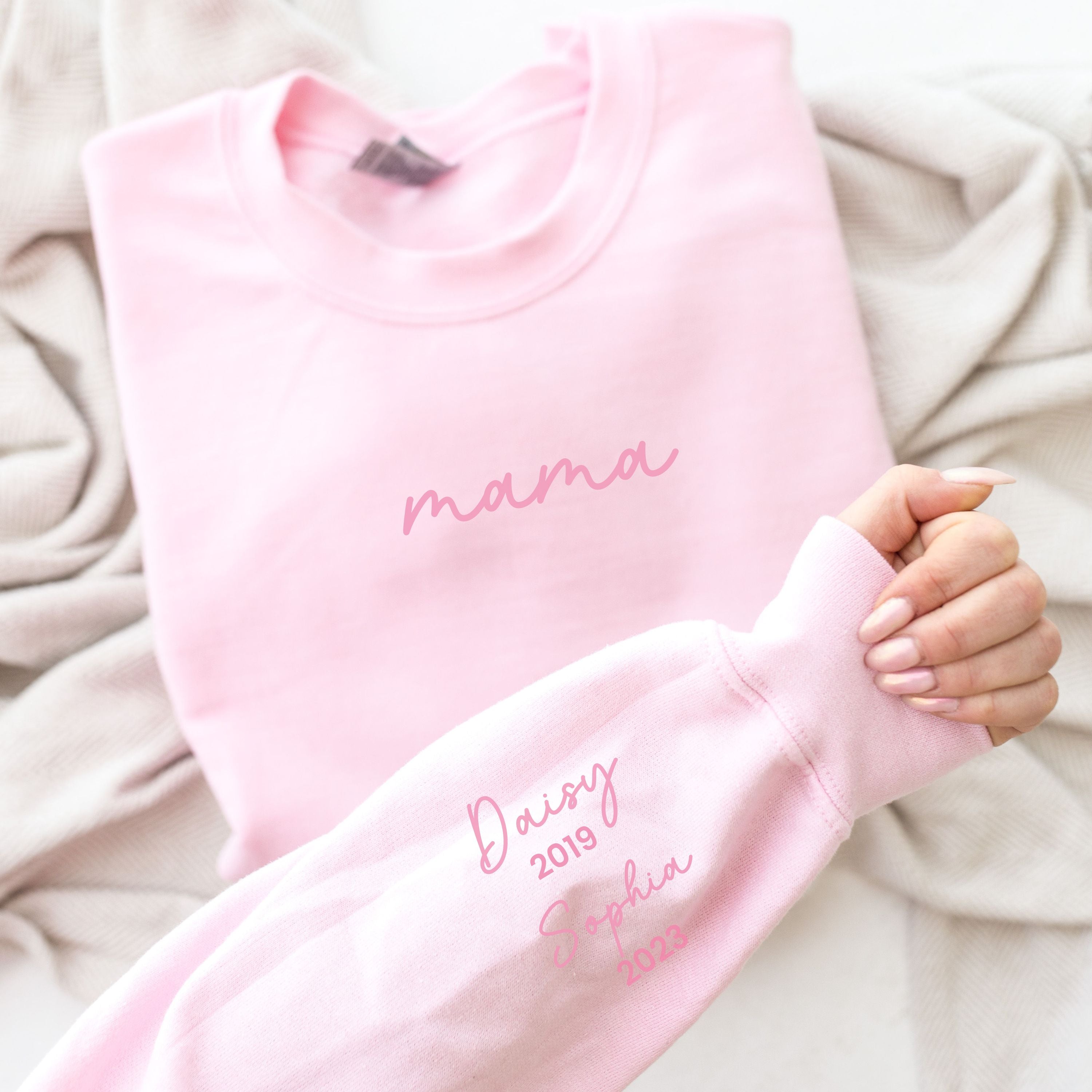 On My Sleeve Personalised Tonal Mama Sweatshirt