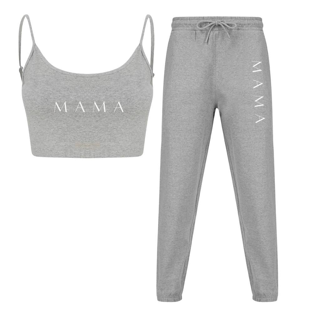 Lounge Mama Cropped Cami & Jogger Set