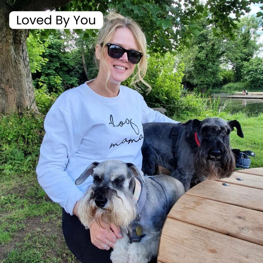 Dog Mama Retro Script Sweatshirt