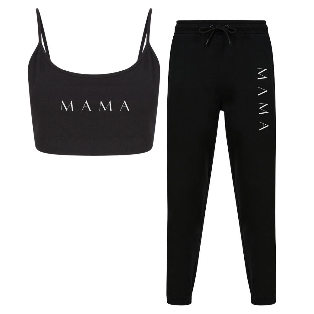 Lounge Mama Cropped Cami & Jogger Set