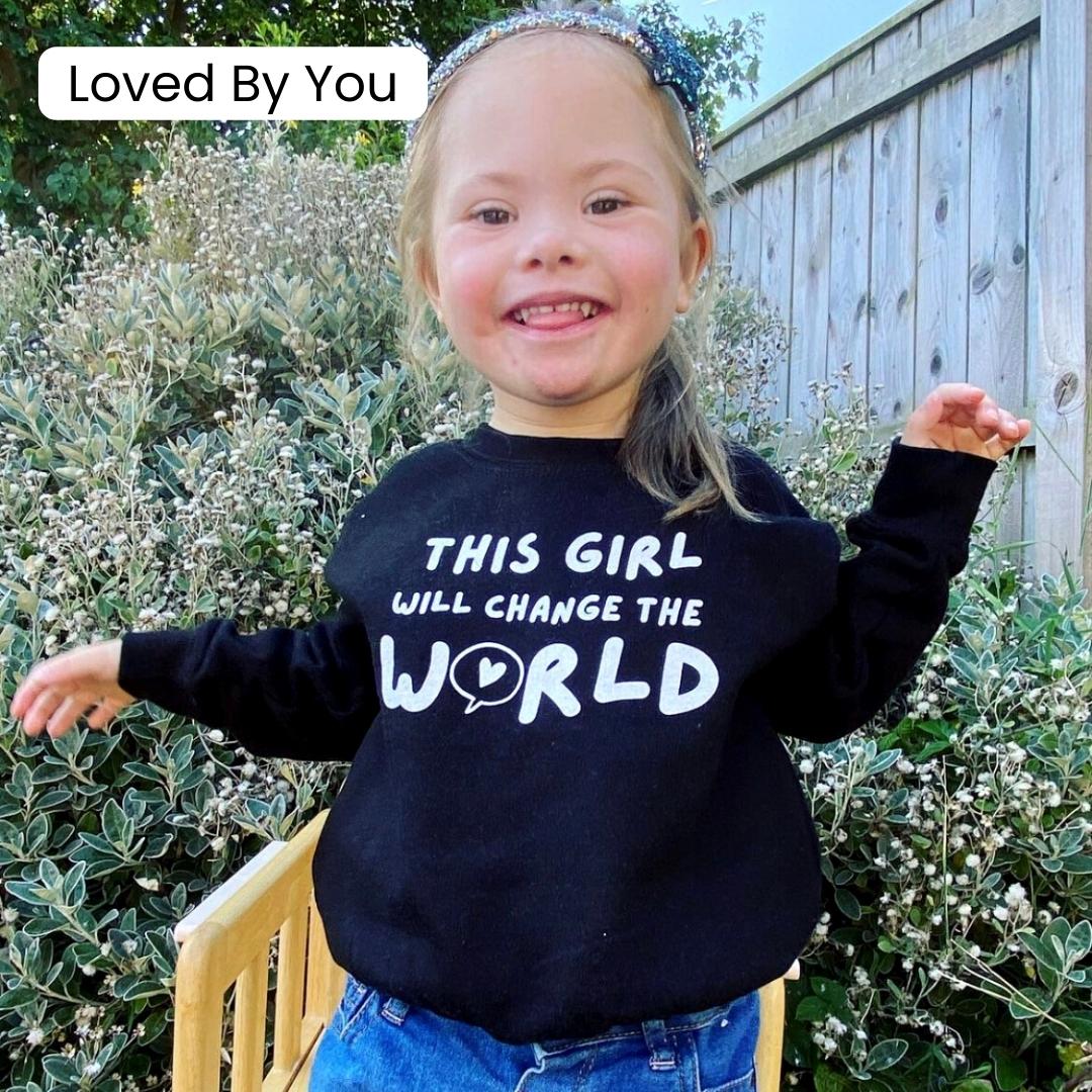 This Girl Will Change The World Black Sweatshirt