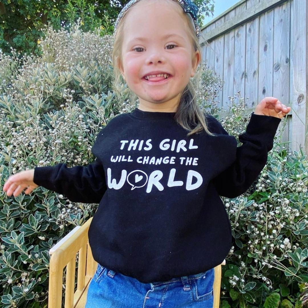 This Girl Will Change The World Black Sweatshirt