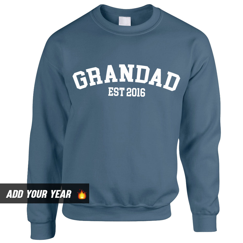 Personalised Grandad Established Sweatshirt (MRK X)