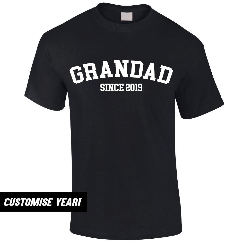 Personalised Grandad Since T-Shirt (MRK X)