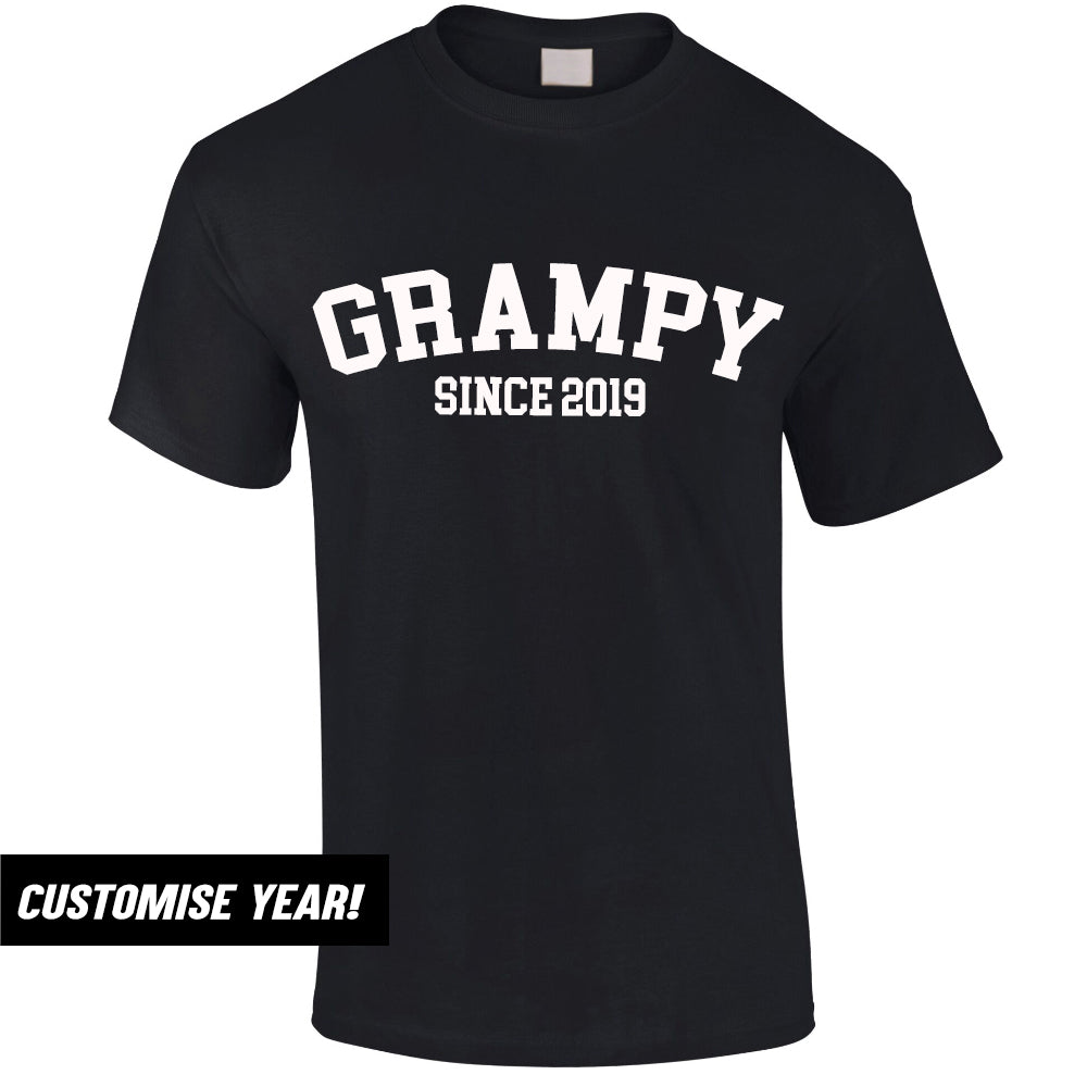 Personalised Grampy Since T-Shirt (MRK X)