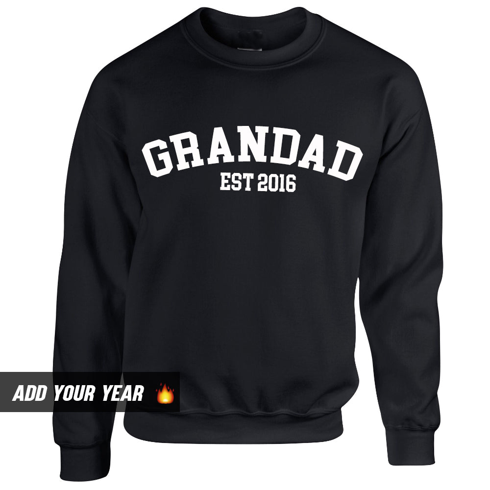 Personalised Grandad Established Sweatshirt (MRK X)