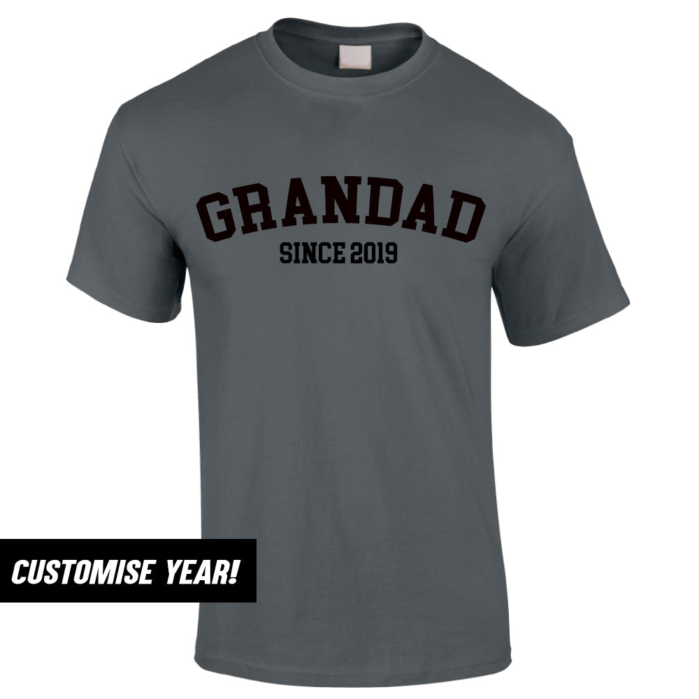 Personalised Grandad Since T-Shirt (MRK X)