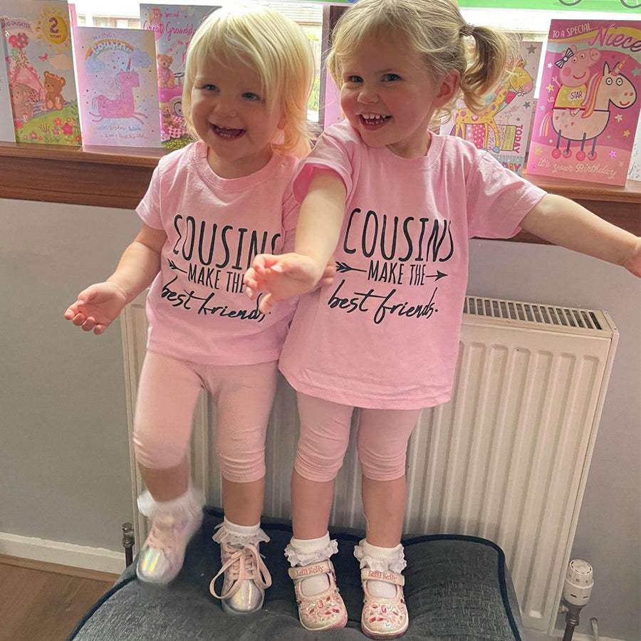 Cousins Make Best Friends T-Shirt Light Pink