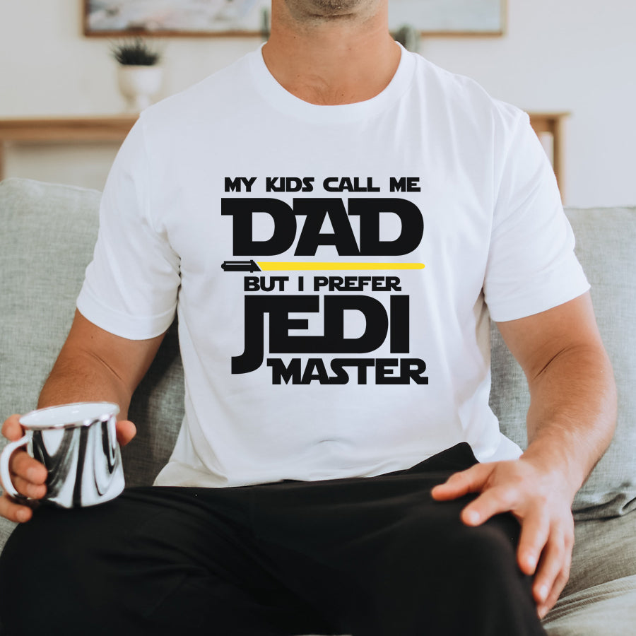 Call Me Jedi Master White T-Shirt