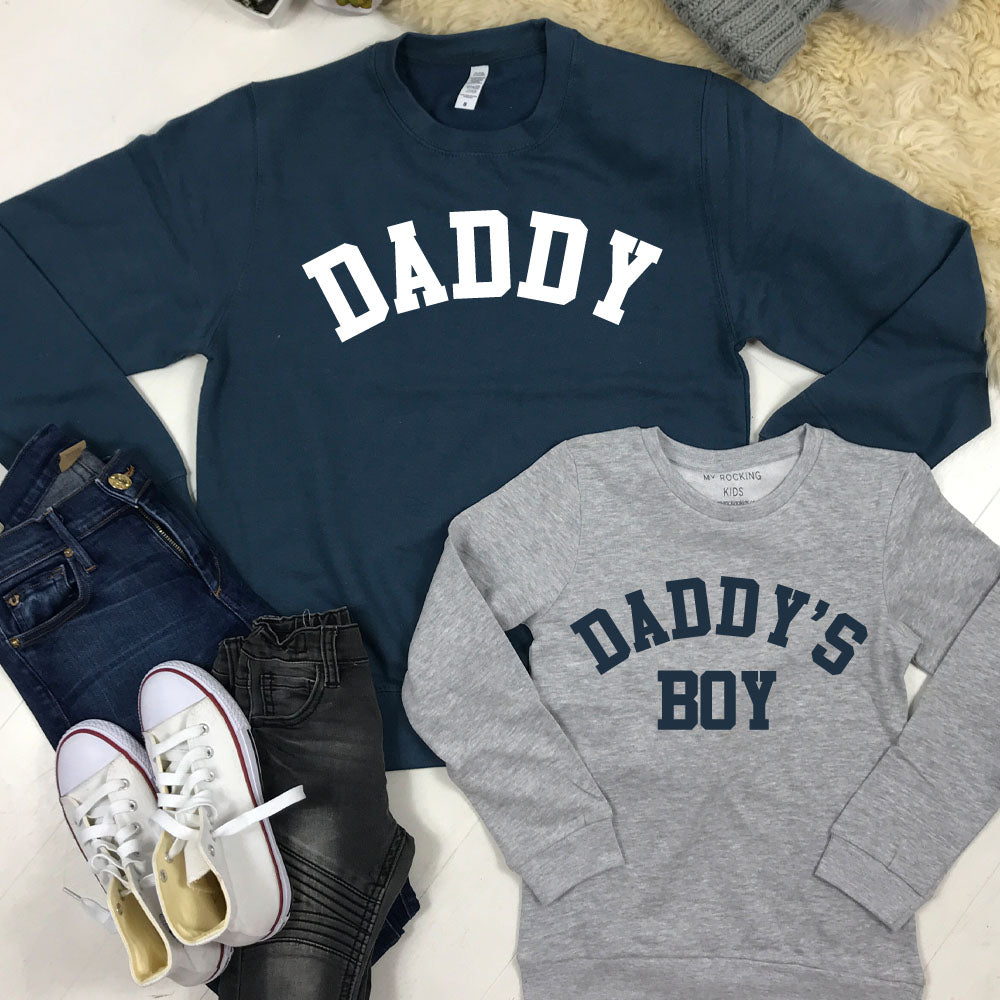 Daddy & Daddy's Boy College Matching Sweatshirts (MRK X)