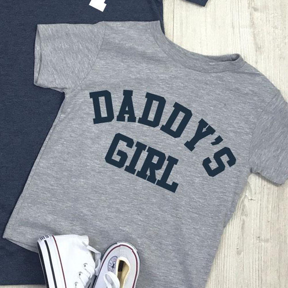 Daddy & Daddy's Girl College Matching T-Shirts