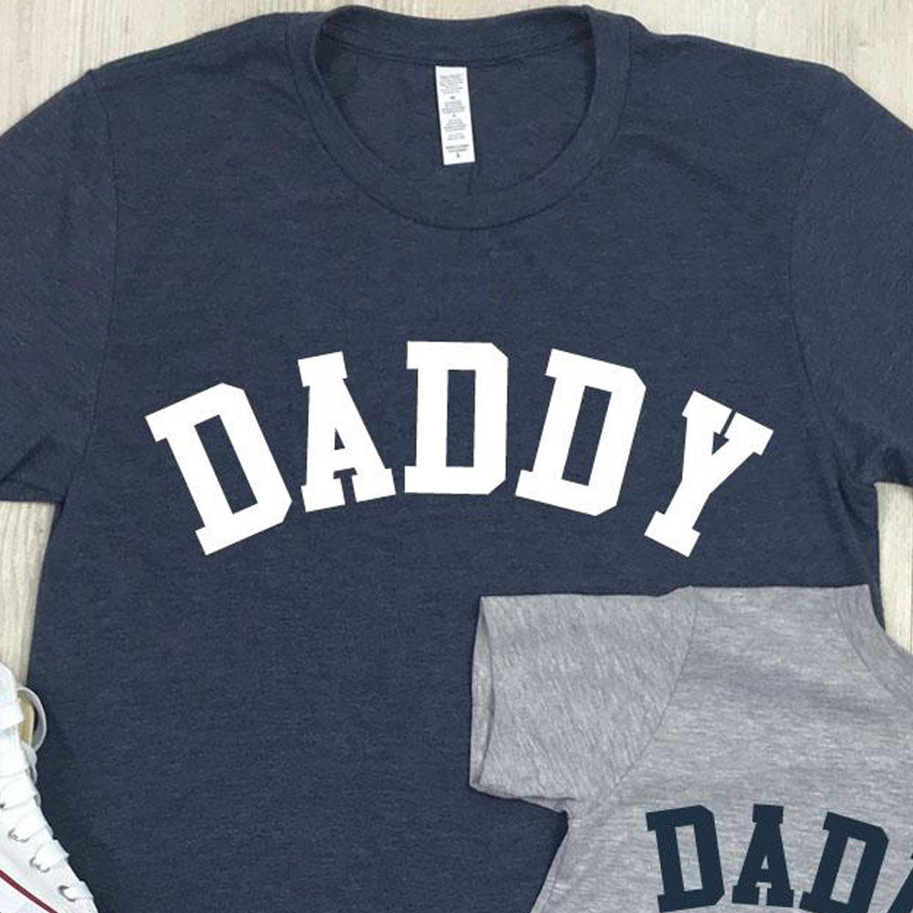 Daddy & Daddy's Girl College Matching T-Shirts