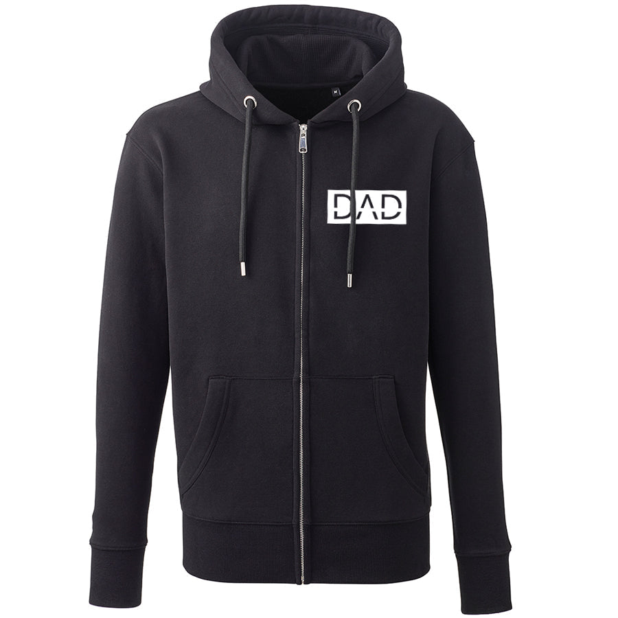 Dad Legacy Block Logo Premium Zip-Thru Hoodie