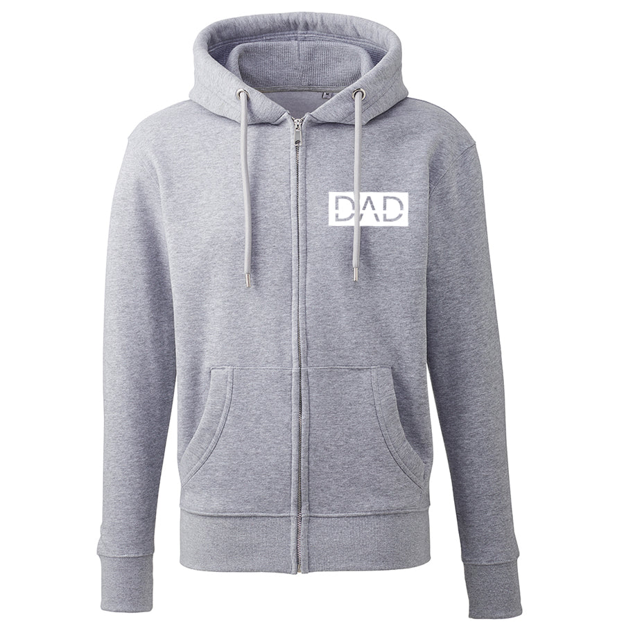Dad Legacy Block Logo Premium Zip-Thru Hoodie