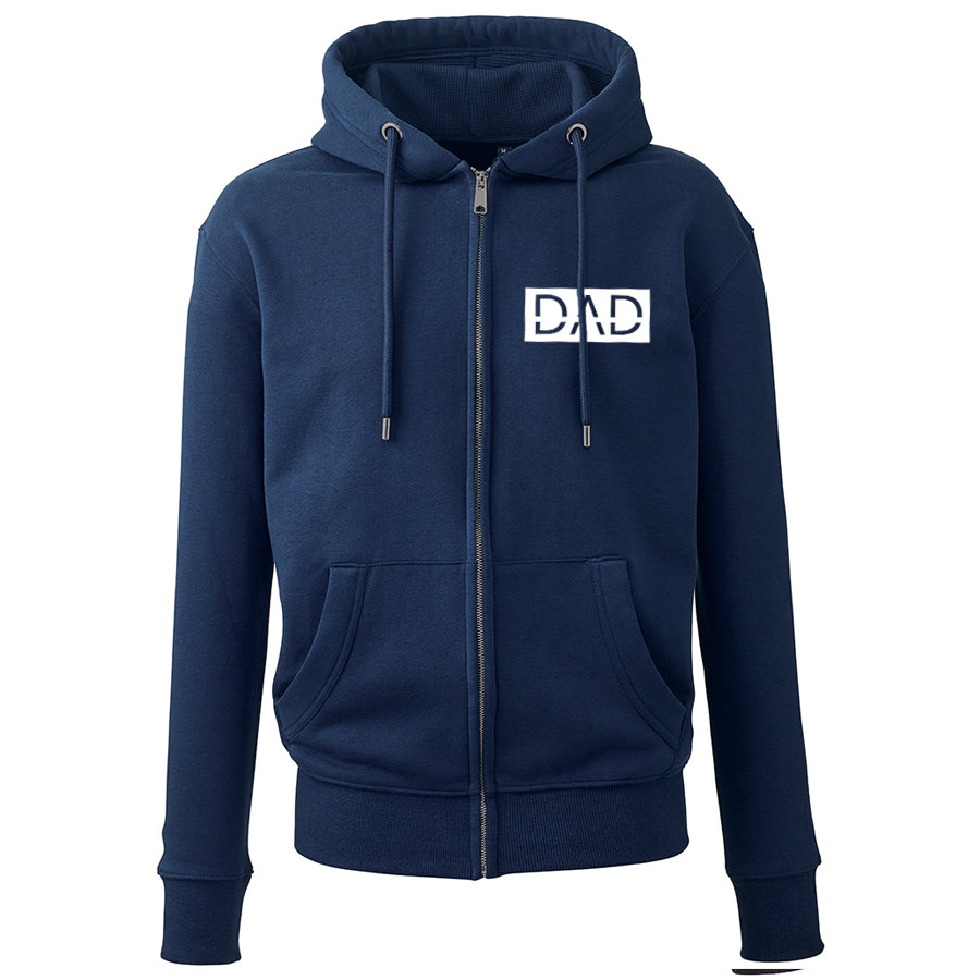 Dad Legacy Block Logo Premium Zip-Thru Hoodie