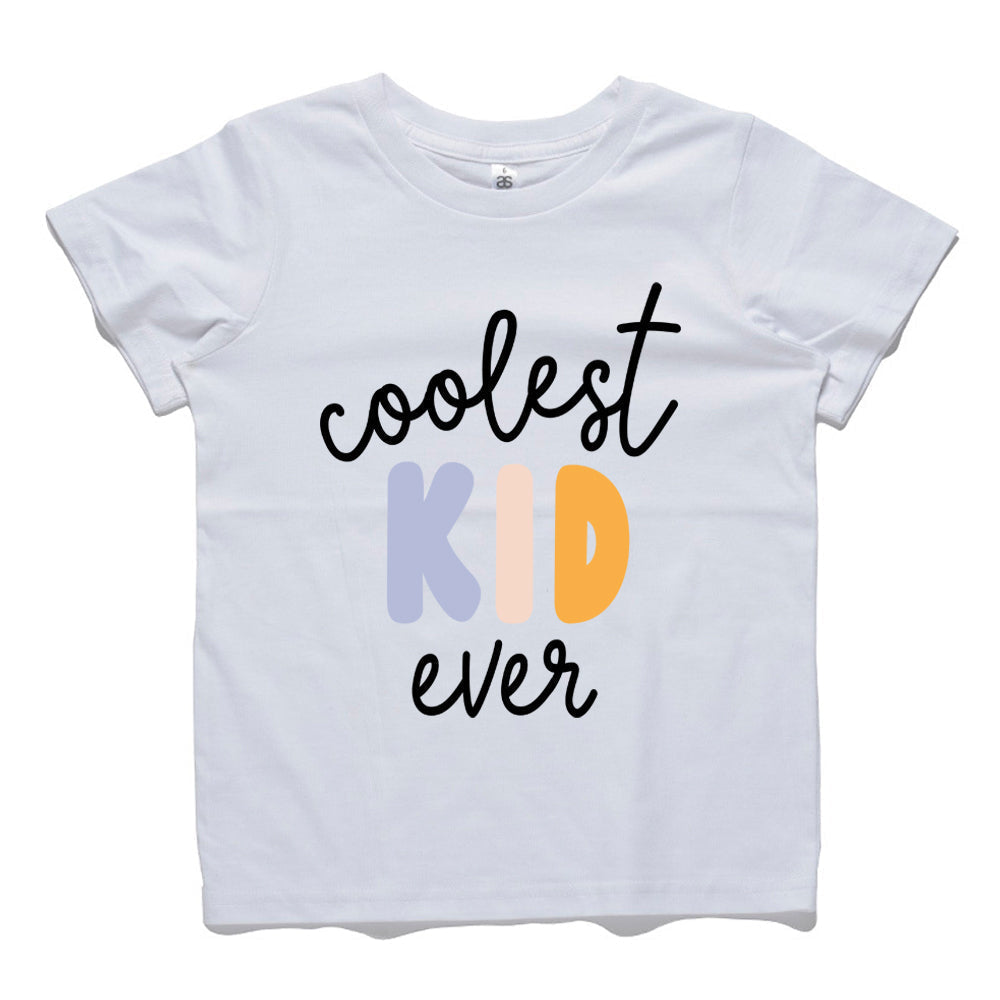 MRK Basics Cool Kid Slogans White Tee