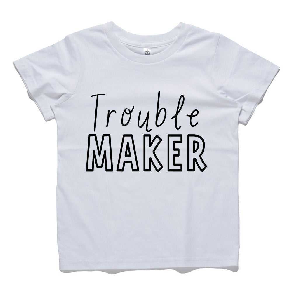 MRK Basics Cool Kid Slogans White Tee