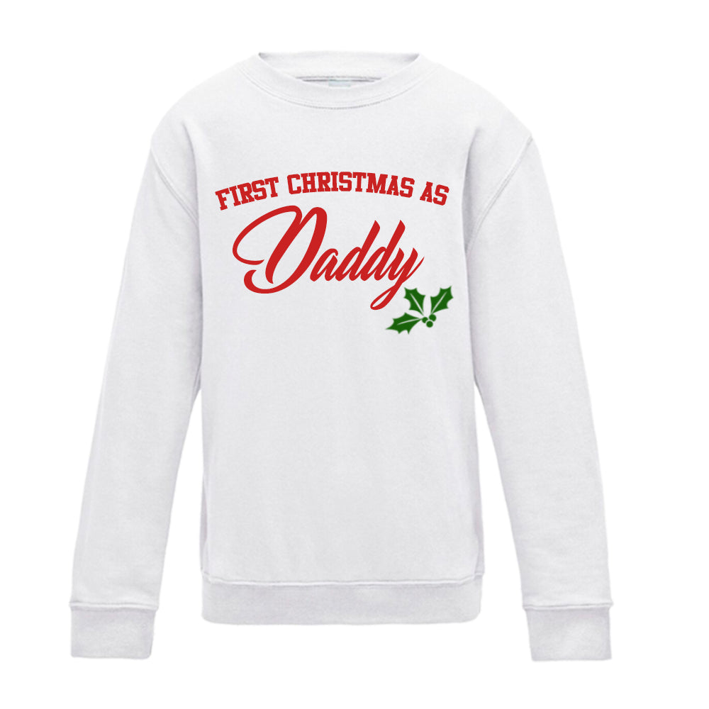 First Family Christmas Sweatshirt & Romper Set White