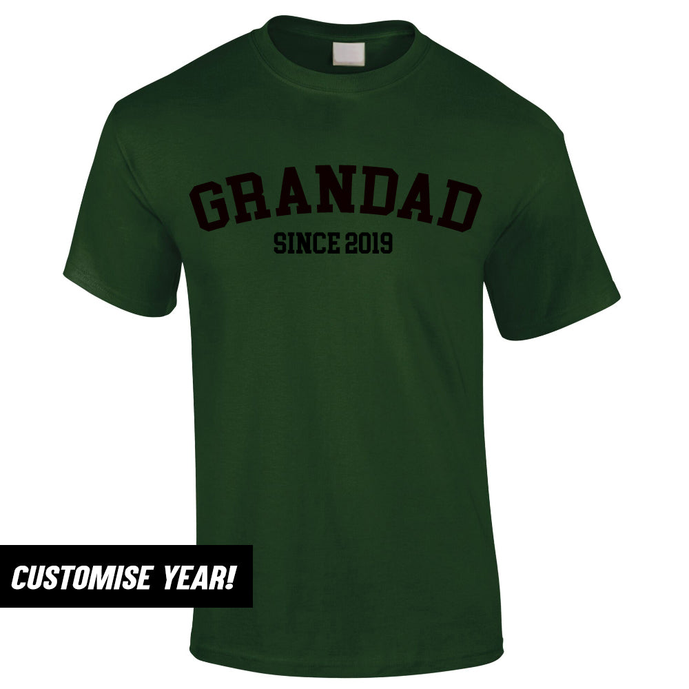 Personalised Grandad Since T-Shirt (MRK X)