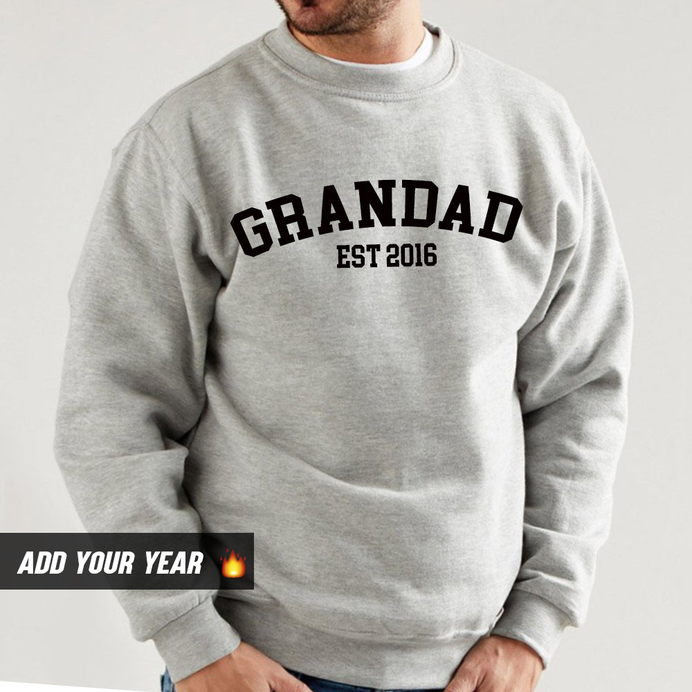 Personalised Grandad Established Sweatshirt (MRK X)
