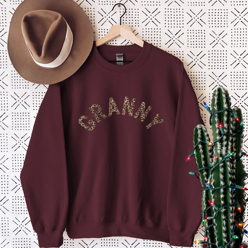 Granny Leopard Sweatshirt