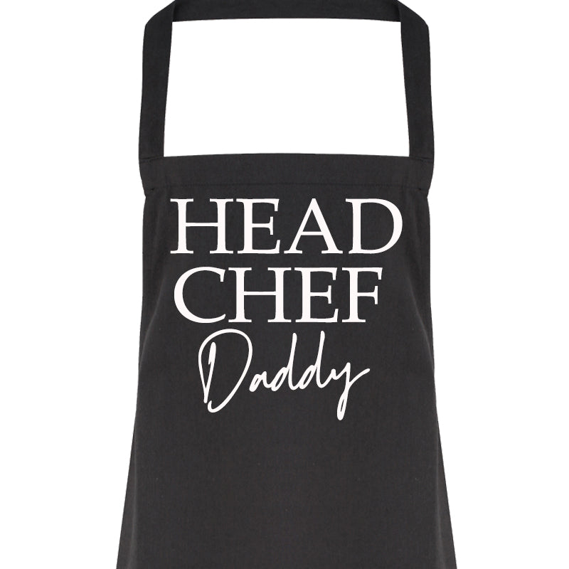 Personalised Daddy & Sous Chef Matching Aprons (MRK X)