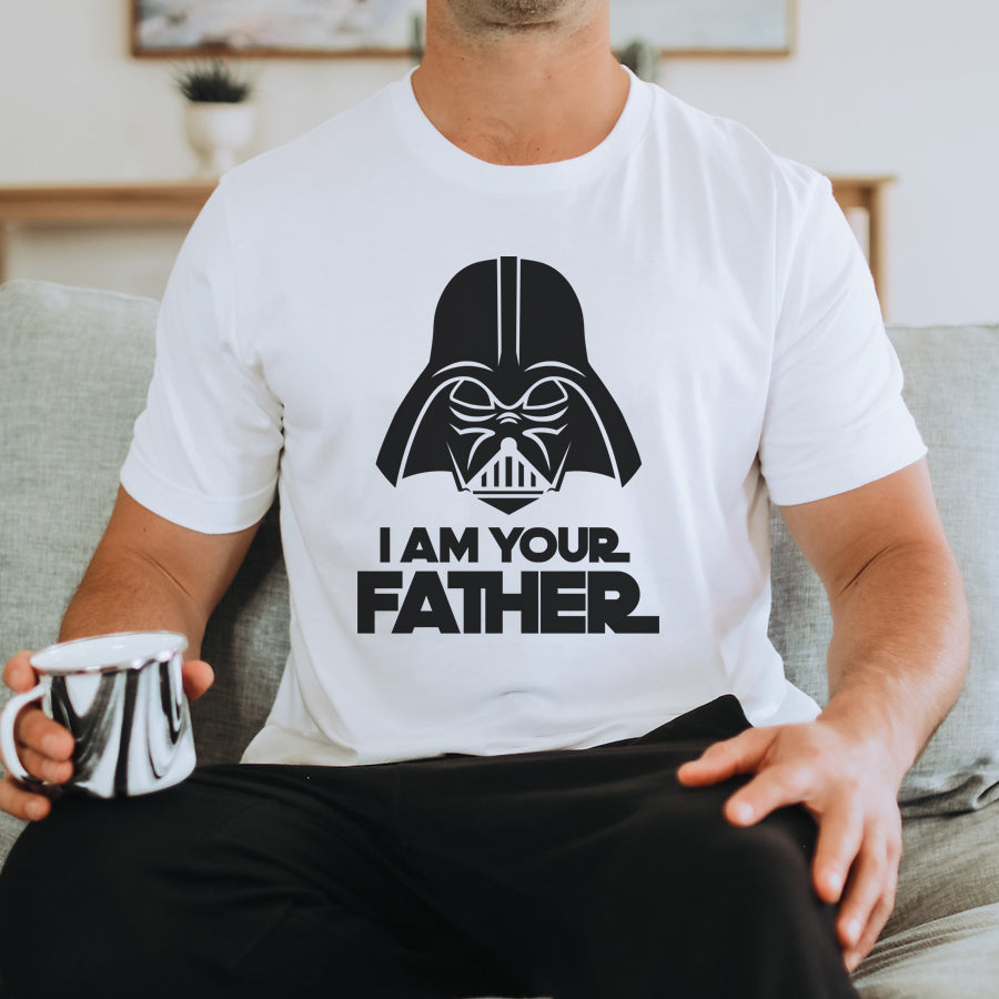 I Am Your Father Star Galaxy White T-Shirt