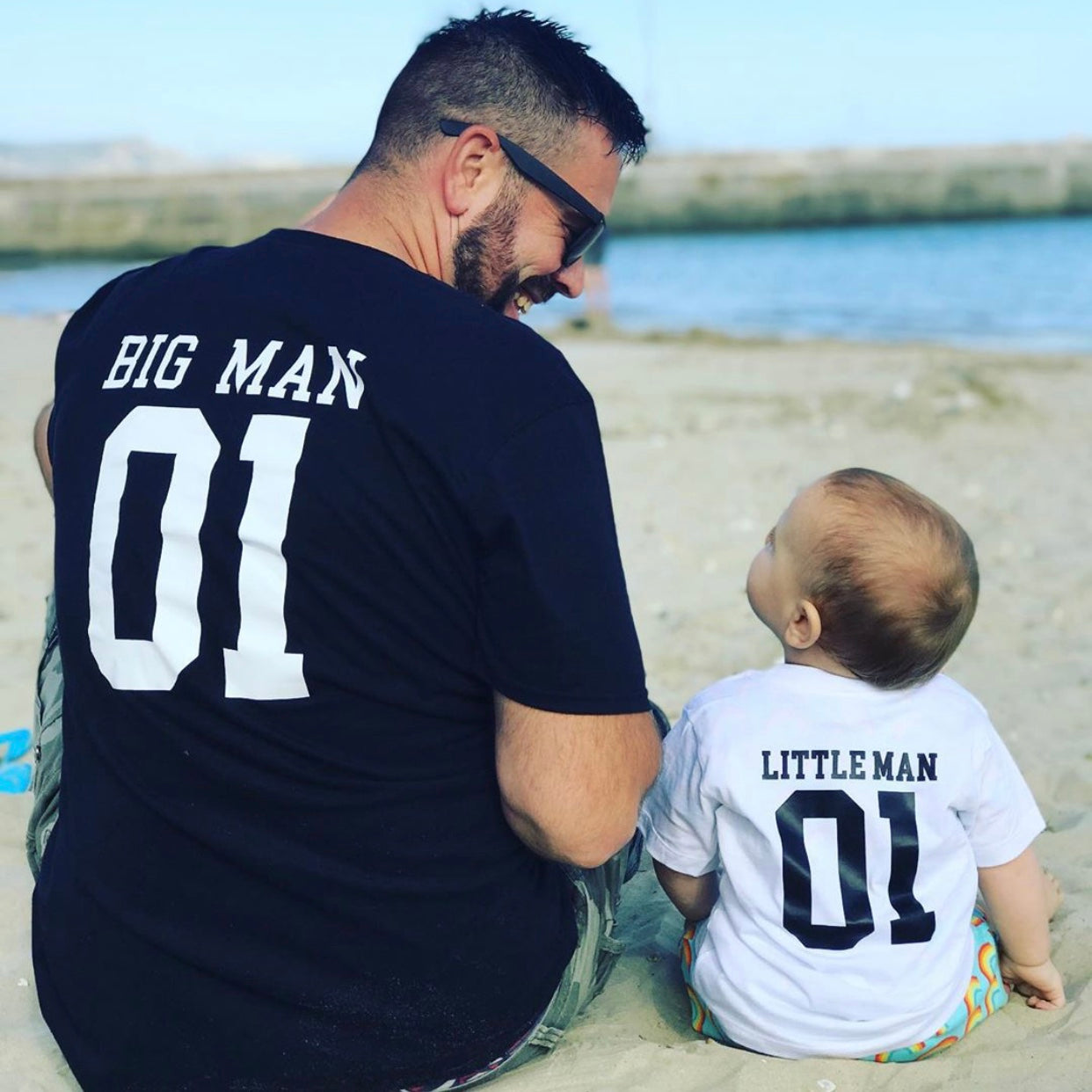 Big Man/Little Man/Middle Man Daddy & Son Matching Tees (MRK X)