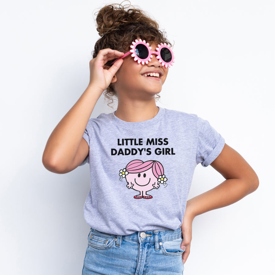 Little Miss Daddy's Girl Kids Character T-Shirt