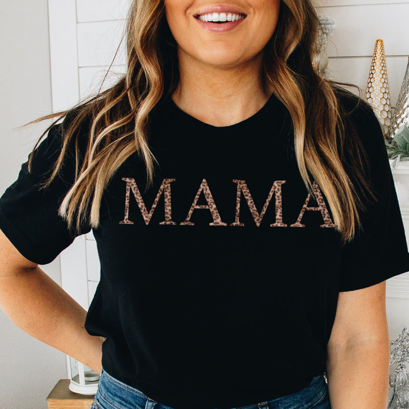 Mama Empire Leopard Print T-Shirt (MRK X)