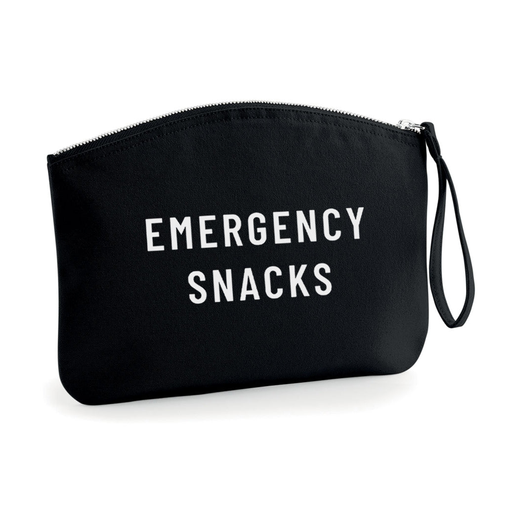 Emergency Snacks Zip Accessory Pouch