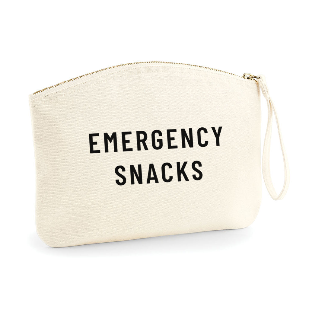 Emergency Snacks Zip Accessory Pouch