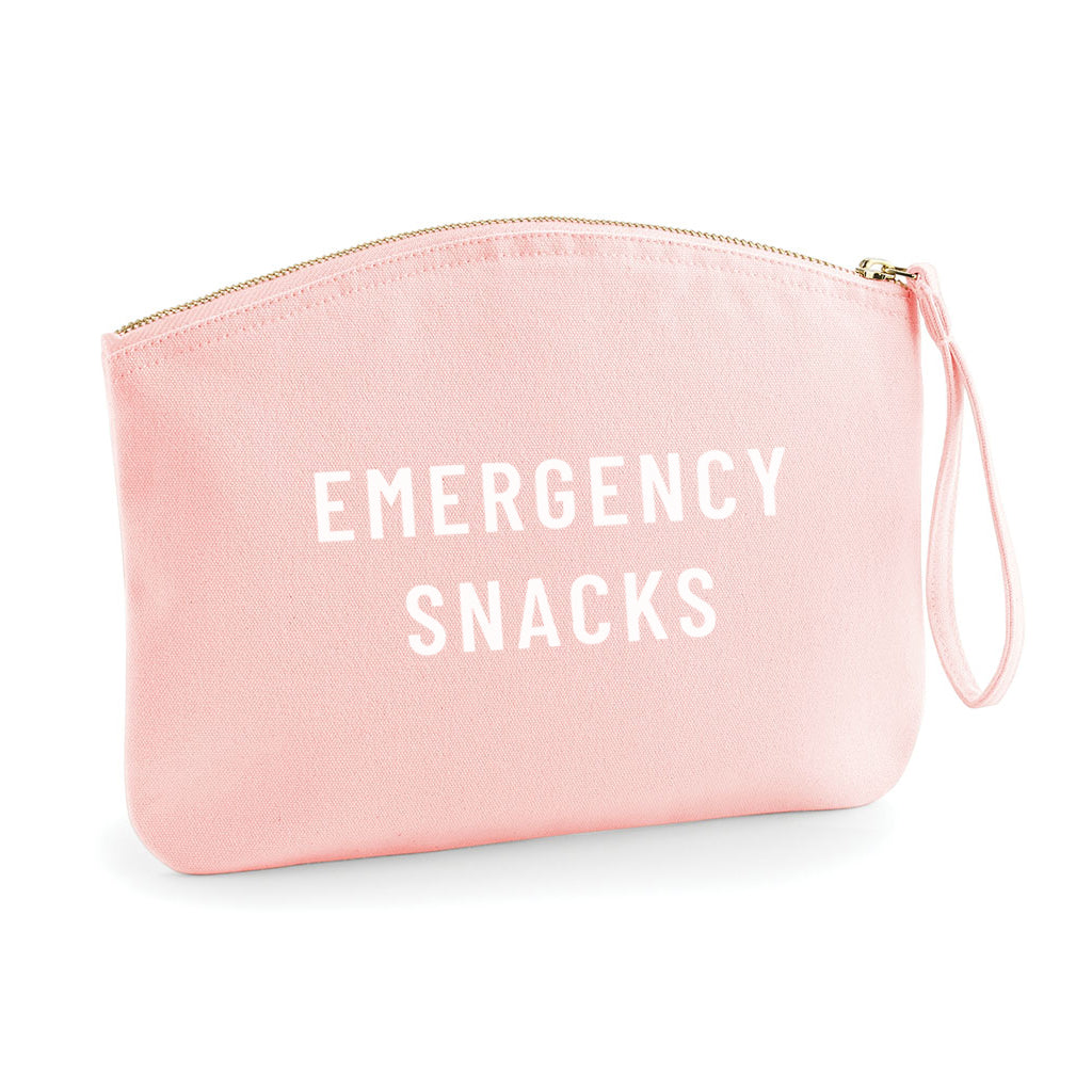 Emergency Snacks Zip Accessory Pouch