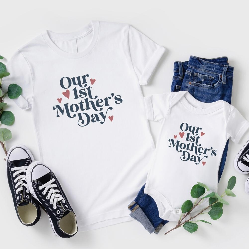Our First Mothers Day Matching T-Shirt/Bodysuit