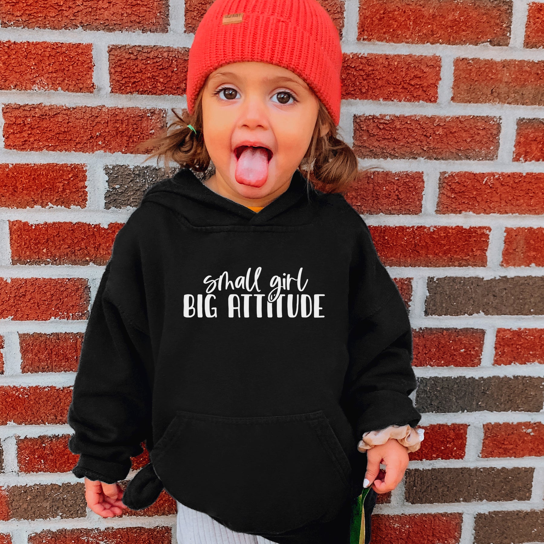 Small Girl Big Attitude Hoodie